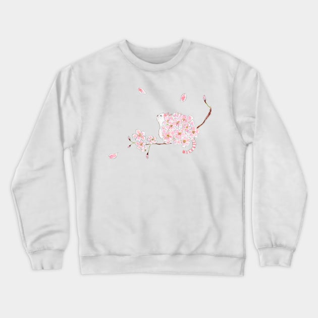 SAKURA CAT Crewneck Sweatshirt by TOCOROCOMUGI